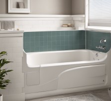 Sitzbadewanne it Tür